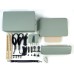 Reformer in legno di quercia naturale (rovere)  pieghevole PTX 3000 Green Tea